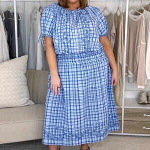 Free Assembly 2pc Blouse and skirt set